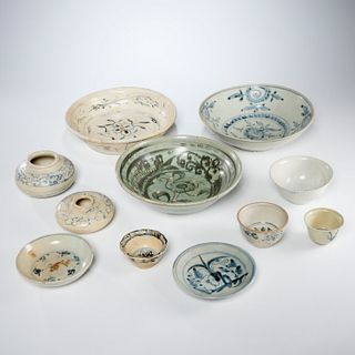 Group Chinese and Southeast Asian stoneware