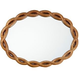 Italian Modern giltwood wall mirror