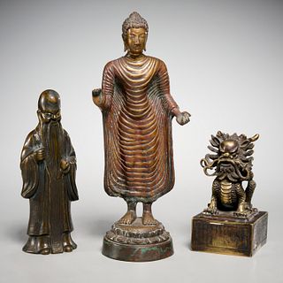 Chinese bronze and copper alloy figures