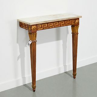 Italian Neo-Classical marble top console