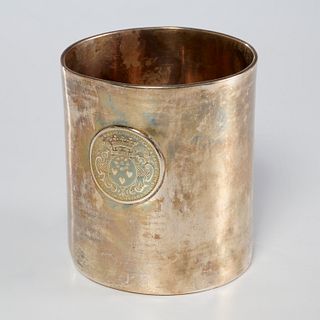 French sterling silver cup by Doyen