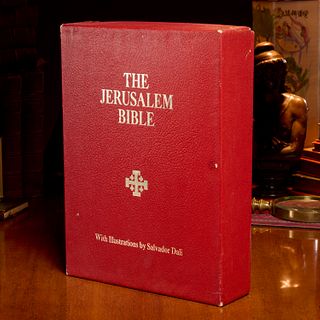 Salvador Dali, The Jerusalem Bible, signed