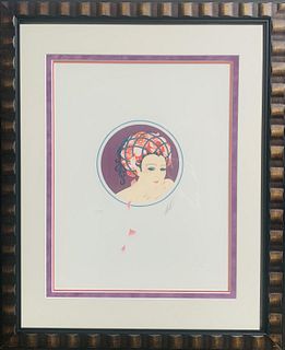 Erte Lithograph on paper 