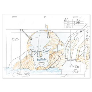 Marvel Comics, "Marvel Animated Series" Original Production Drawing on Animation Paper, with Letter of Authenticity