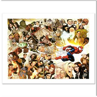 Stan Lee Signed, Marvel Comics Limited Edition Canvas 2/10 "Ultimate Spider-Man #150" with Certificate of Authenticity.