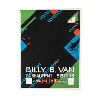 Alfonso Iannelli 'Billy B. Van' Screenprint Poster