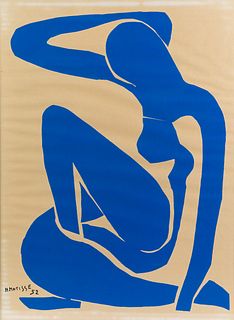 Henri Matisse 'Blue Nude I, 1952' Poster Print