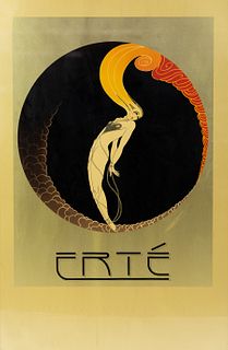 Erte L'Amour Poster Mirage Edition 1979 Poster