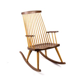 Thomas Moser Cherry and Ash 'New Gloucester' Rocker