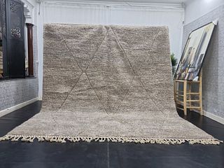 Large Authentic Grey Rug