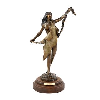 Susan Kliewer 'Dream Catcher' Bronze Sculpture