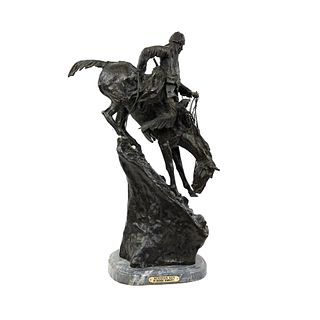 Frederic Remington Bronze 'Mountain Man' Sculpture