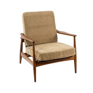 Hans Wegner Style MCM Lounge Chair