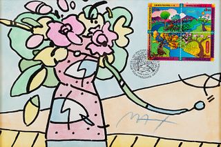 Peter Max First Day Issue Earth Summit Mixed Media