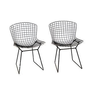 (2) Pair of Harry Bertoia for Knoll Side Chairs