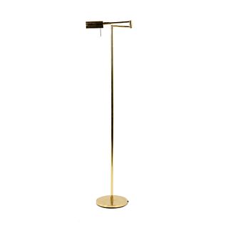 Mid Century Modern Brass Adjustable Floor Lamp