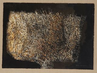 Ethel Edwards, (1915-1999), Untitled, Mix media on paper, Sheet: 19" H x 26.5" W