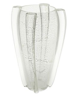 A Tina Aufiero for Venini "Alboina" glass vase 2004 16" H x 9.25" Dia.