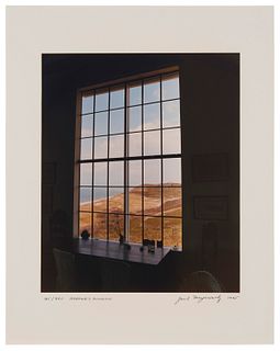 Joel Meyerowitz, (b. 1938), "Hopper's Window," 1995, Archival pigment print on Kodak paper, Image: 9.875" H x 8.125" W; Sheet: 14" H x 11" W