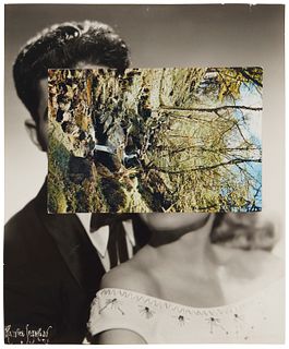 John Stezaker, (b. 1949), "Pair XX," 2010, Photomontage, Image/Sheet: 9.125" H x 7.5" W