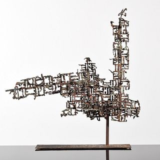 Marcello Fantoni Brutalist Abstract Sculpture