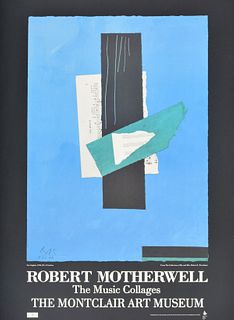 Robert Motherwell Montclair Museum Exhibition Poster