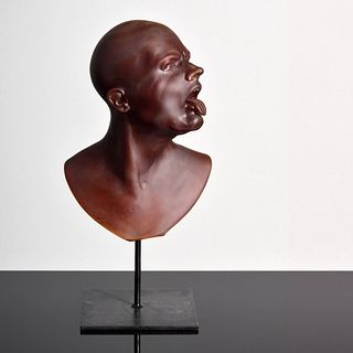 Ross Richmond Glass "Portrait" Bust / Sculpture