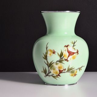 Tamura Cloisonne Vase