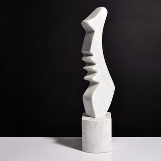 Abstract Marble Sculpture, 32"H