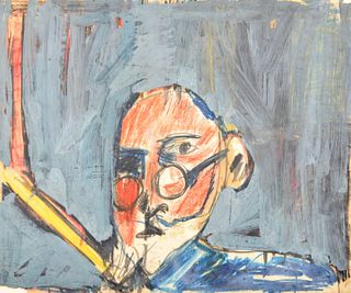Gandy Brodie Portrait Painting, Work on Paper