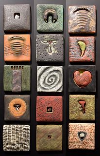 15 Kathy Triplett Stoneware Tiles