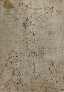 Francesco Maria Mazzola Parmigiano Old Master Drawing (Attr)