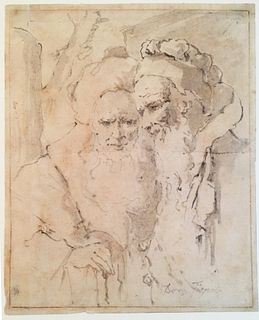 Giovanni Domenico Tiepolo Old Master Drawing (Manner)