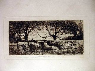Adolphe Appian Etching