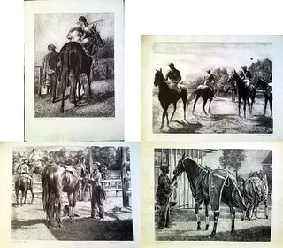 Set of 4 Paul Froelich Lithographs