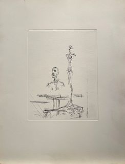 Alberto Giacometti Etching