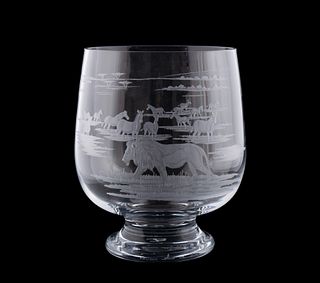 QUEEN LACE CRYSTAL VASE DESIGNED BY JOHN BANOVICH