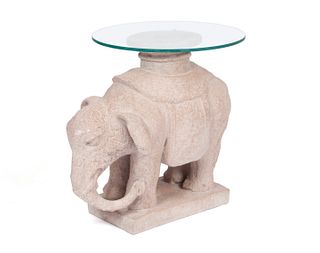 ELEPHANT FORM GARDEN TABLE BY AUSTIN PRODUCTIONS