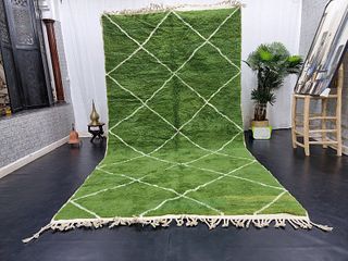 Stunning Green Authentic Rug
