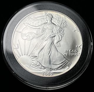 1992 American Silver Eagle MS69
