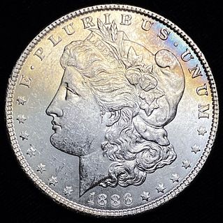1886 Morgan Silver Dollar Toned MS63