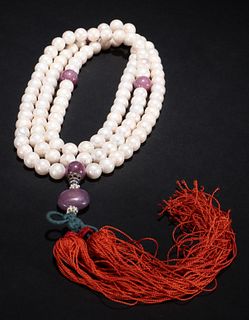 108 PEARL BEADS STRING NECKLACE