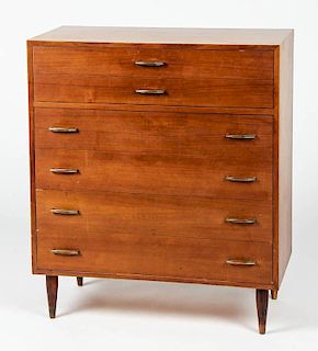Mid-Century Modern Planner Chest of Drawers