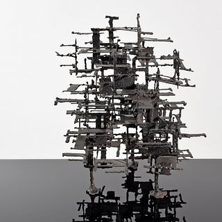 Brutalist Abstract Sculpture Attributed to Marcello Fantoni 