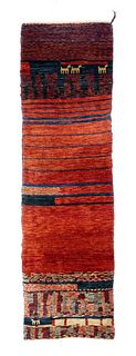 Vintage Gabbeh Long Rug, 2’7” x 9’9” (0.79 x 2.97 M)