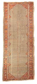 Antique Tribal Afshar Rug, 6’4” x 15’9” (1.93 x 4.80 M)