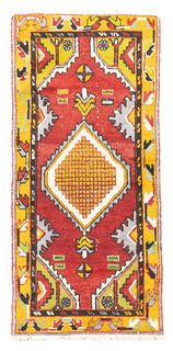 Antique Kazak Rug, 3’11” x 10’1” (1.19 x 3.07 M)