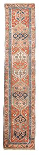 Antique Bakhshayesh Long Rug, 3’ x 11’4” (0.91 x 3.45 M)