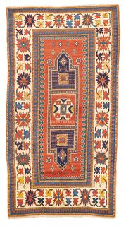 Antique Borchelou Kazan Rug, 4’8” x 8’6” (1.42 x 2.59 M)