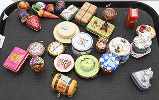 Tray Lot of Trinket Boxes
